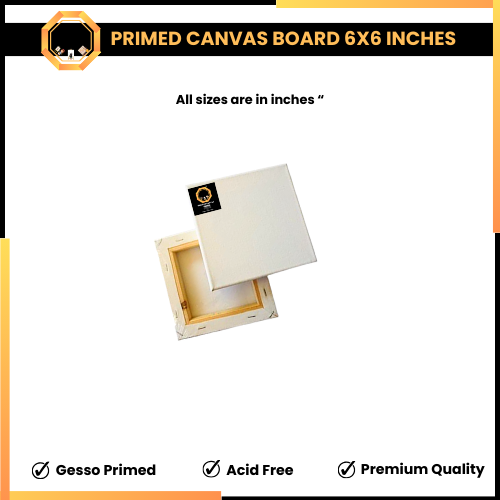 Pack of 10 Primed canvas boards for painting - Summer's Package
