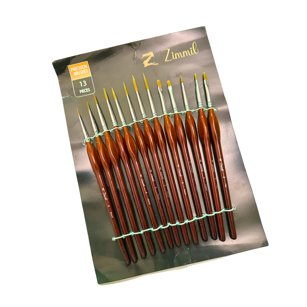 Zimmil Precision Miniature brushes - set of 13