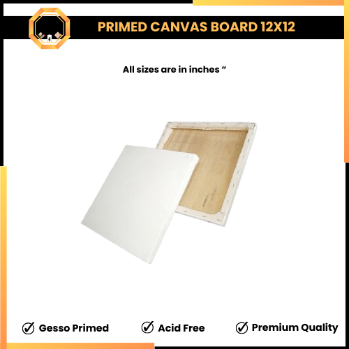 Pack of 10 Primed canvas boards for painting - Summer's Package