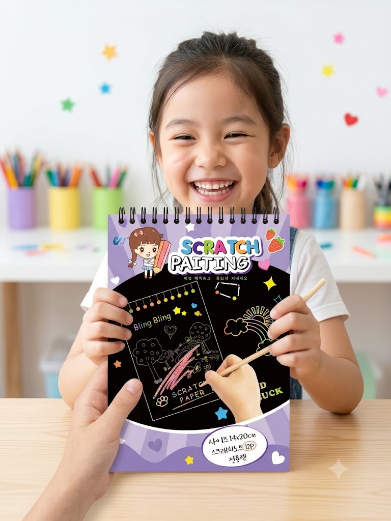 DIY Fun Creative Scratch Book for kids - Limited Edition