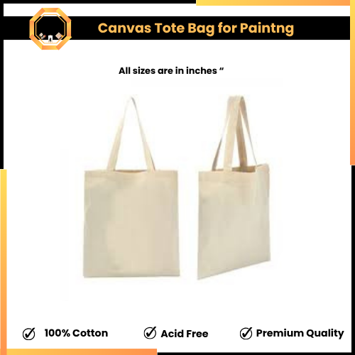 Plain Canvas Tote Bag For Painting - Special Edition