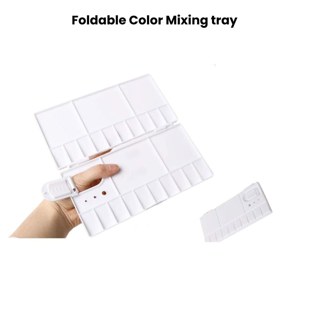 Foldable Color Mixing Palette 20 wells - Professional Edition