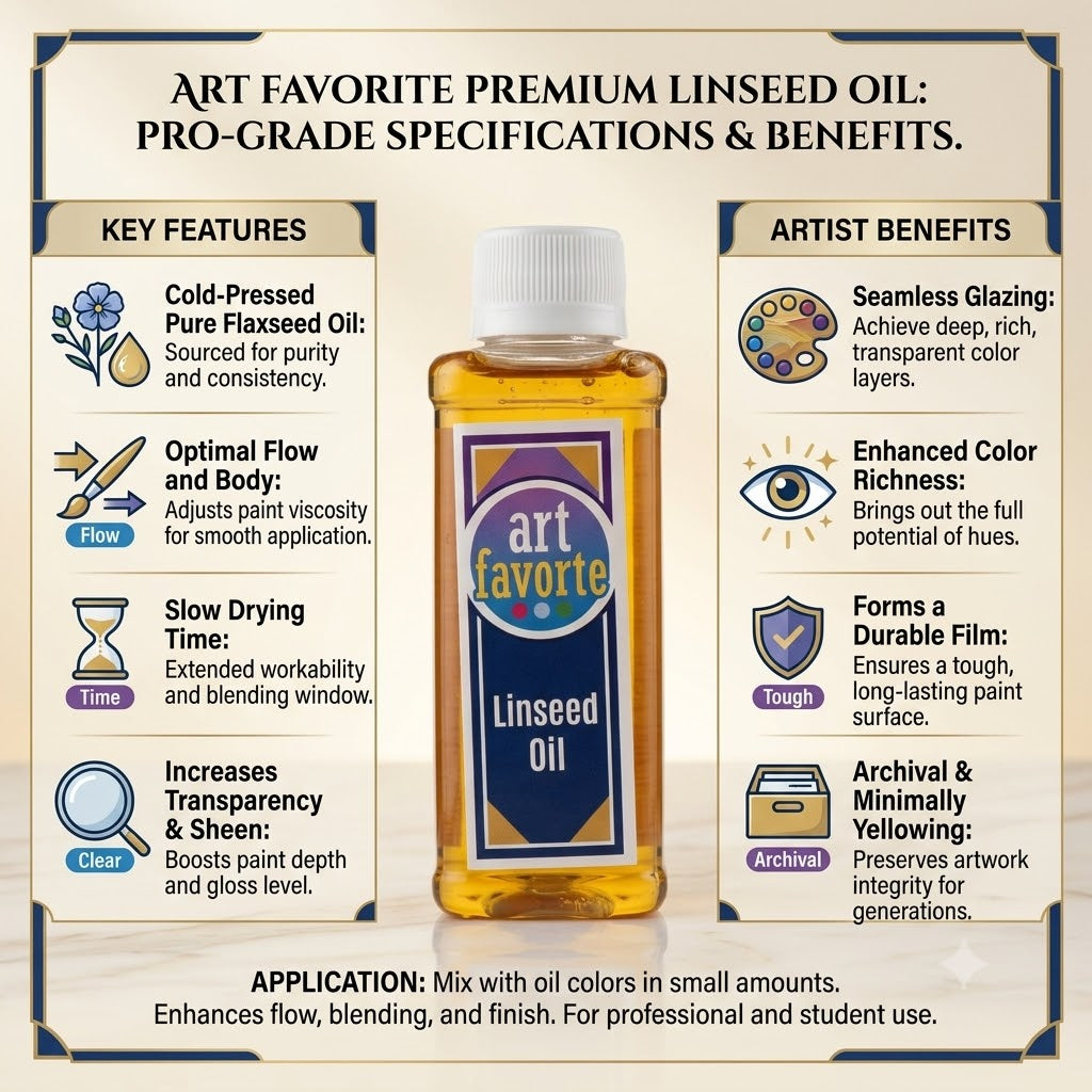 Linseed Oil - 50ml bottle