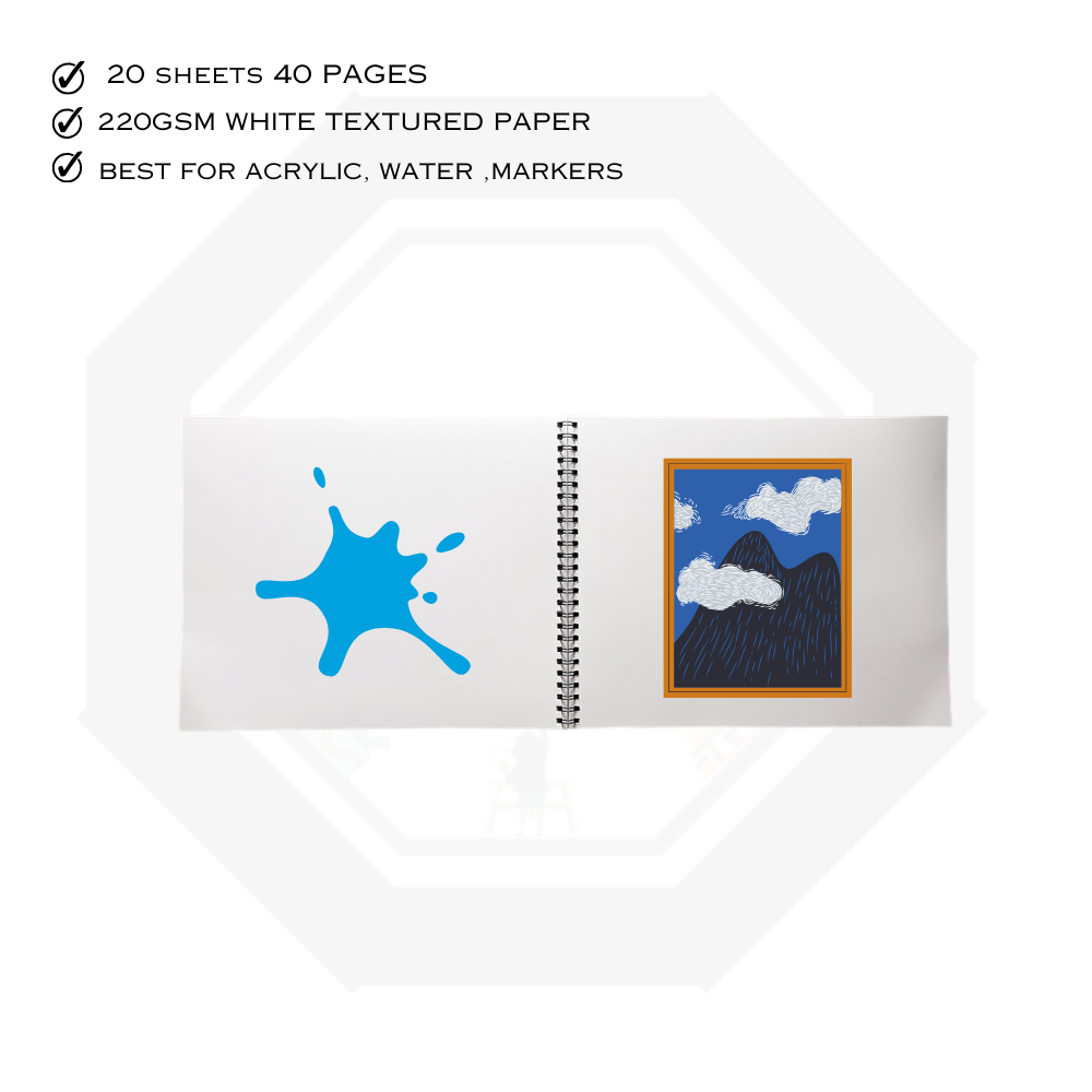 Sketchpad for watercolor painting A4 225gsm- Painter's Edition