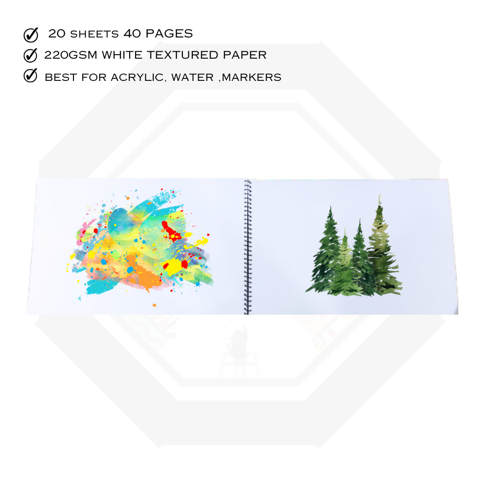 SketchPad for painting A3 - 225gsm 20 sheets
