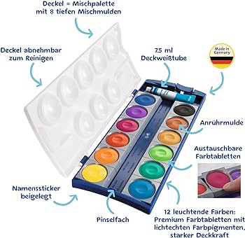 Pelikan Watercolor set of 12 - Professional Edition