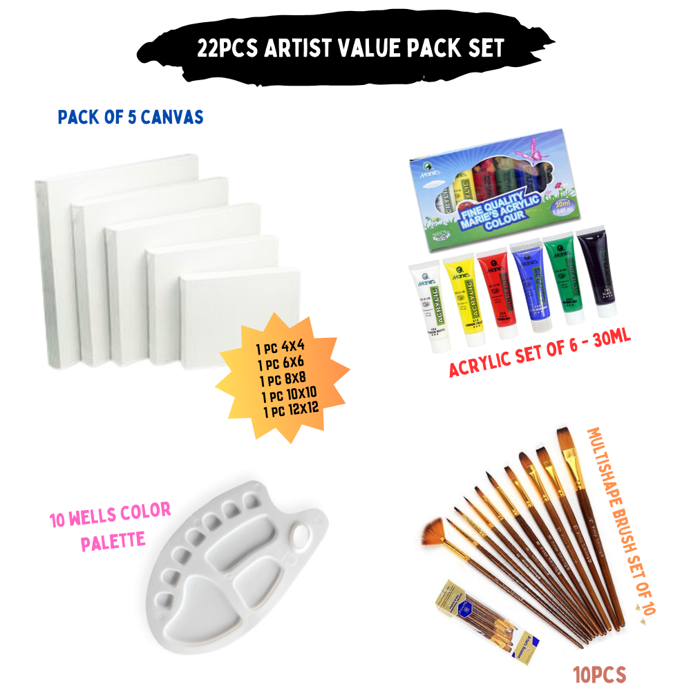 22 Pcs/Set Value Pack For Artist - Special Edtion