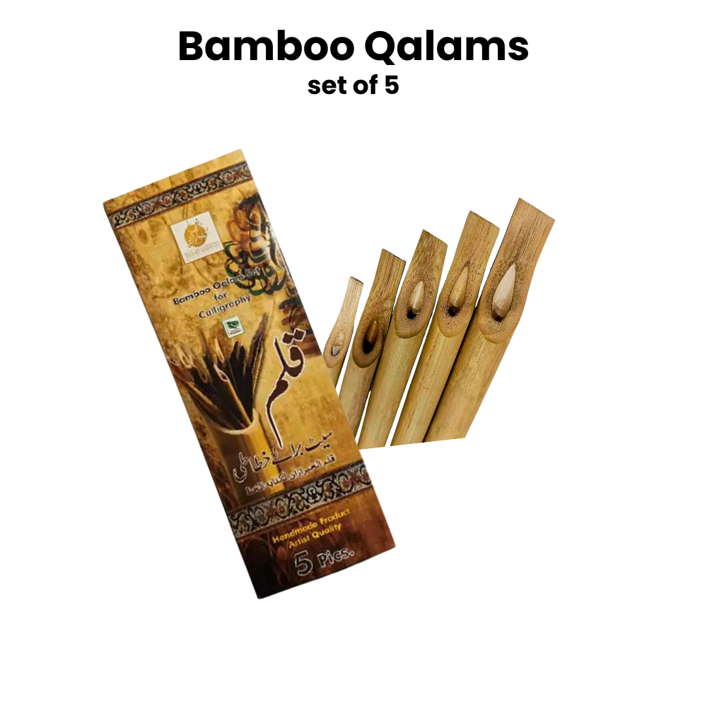 Caligraphy Bamboo Qalams - Set of 5