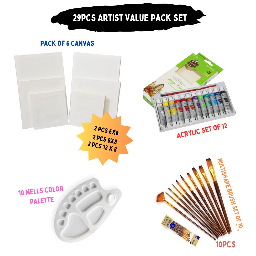 29 Pcs/Set Value Pack For Artist - Professional Edition