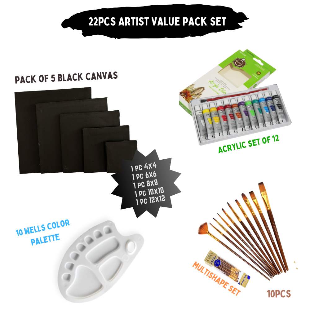 28 Pcs/Set Value Pack For Artist - Top Seller