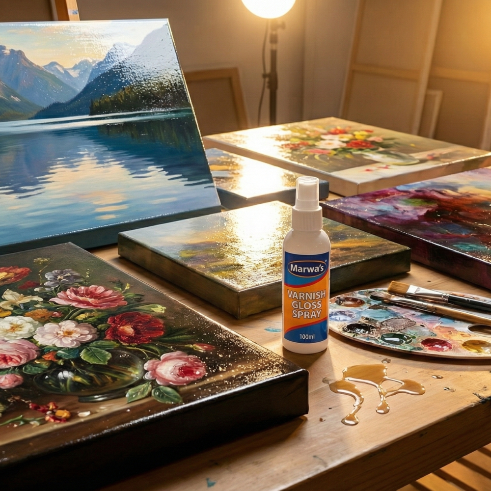 Gloss Varnish Spray - 100ml bottle