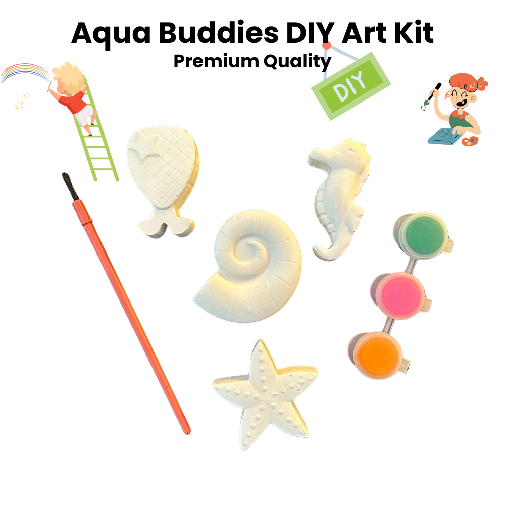 Aqua Buddies DIY Art Kit - Kids Edition