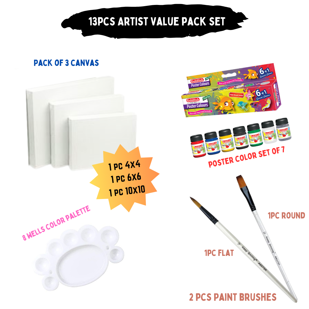 13 Pcs artist value pack set - Economical Edition