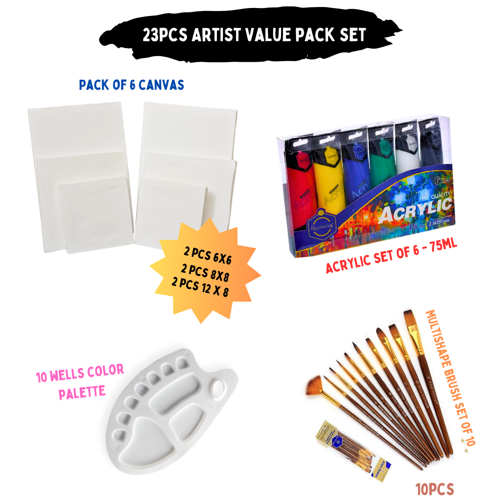 23 Pcs/Set Value Pack For Artist - Professional Edition