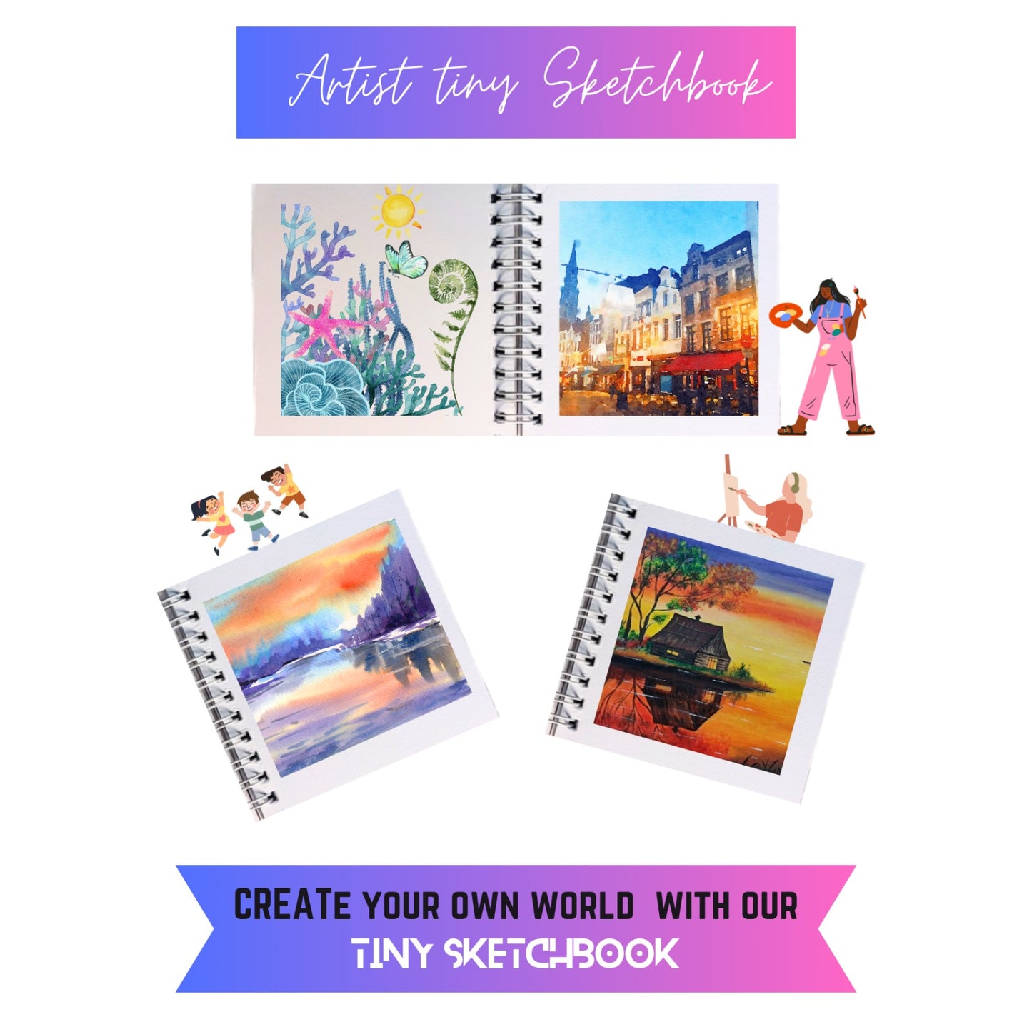 Artist's Mini Watercolor Sketchbook - Special Edition