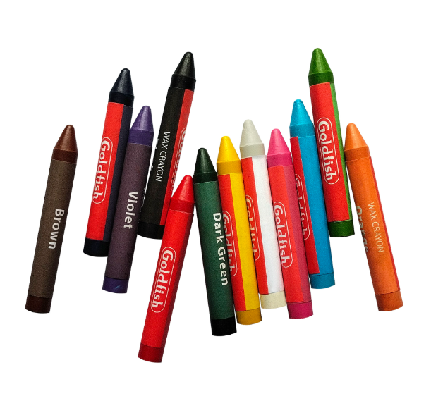 Goldfish Wax Crayons set of 12 box - Creative Edition