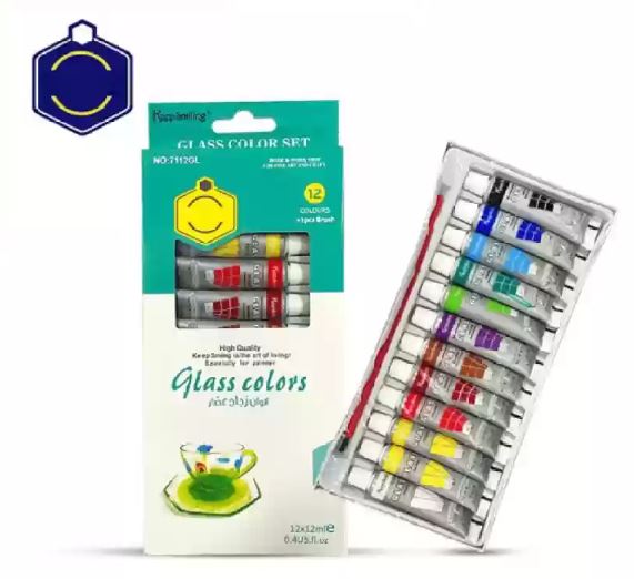 Keep smiling glass color set of 12 -12ml each