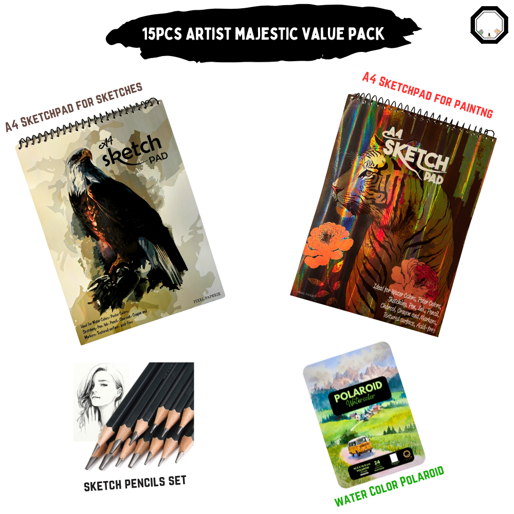 15 Pcs Artist majestic Value pack - Professional Edition