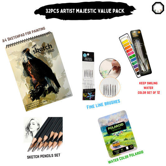 32 Pcs Artist majestic Value pack - Prestige Edition