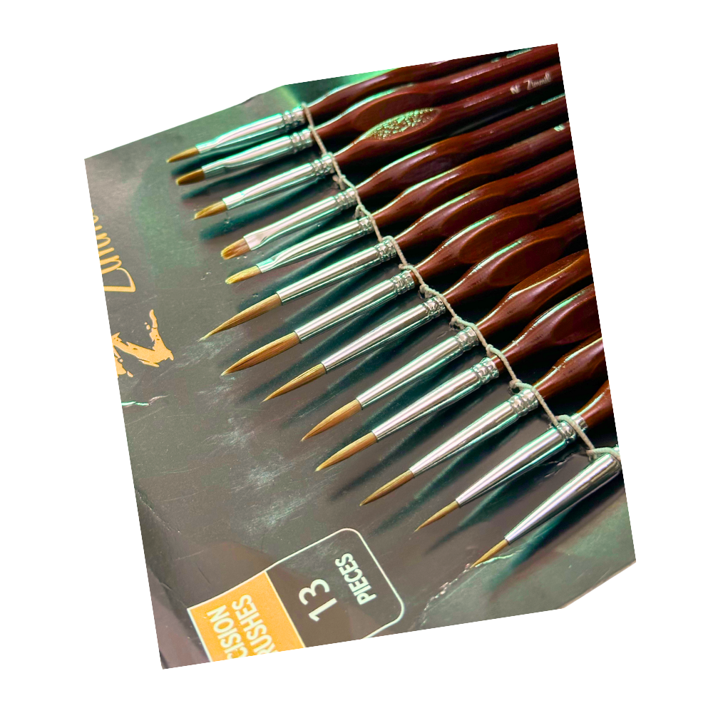 Zimmil Precision Miniature brushes - set of 13