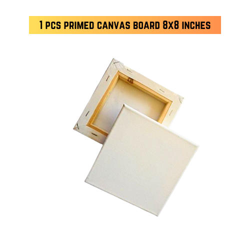 Pack of 7 canvas boards for painting - Economial Deal