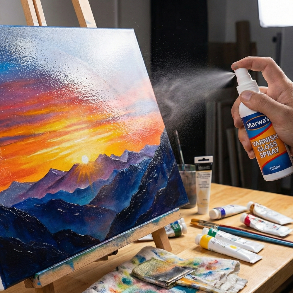 Gloss Varnish Spray  - 100ml bottle