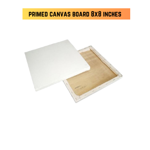 Pack of 6 Primed Canvas Board for painting