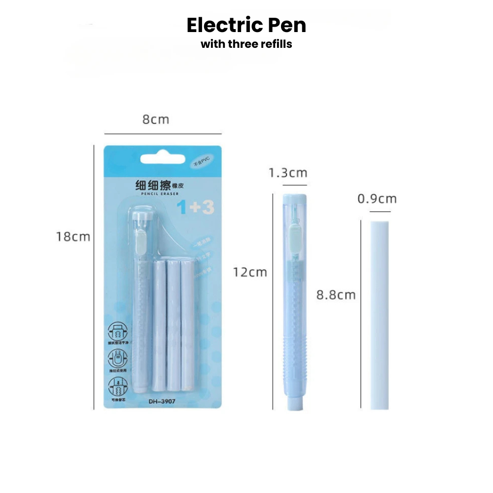 Pencil Eraser pen  3+1 Limited Edition