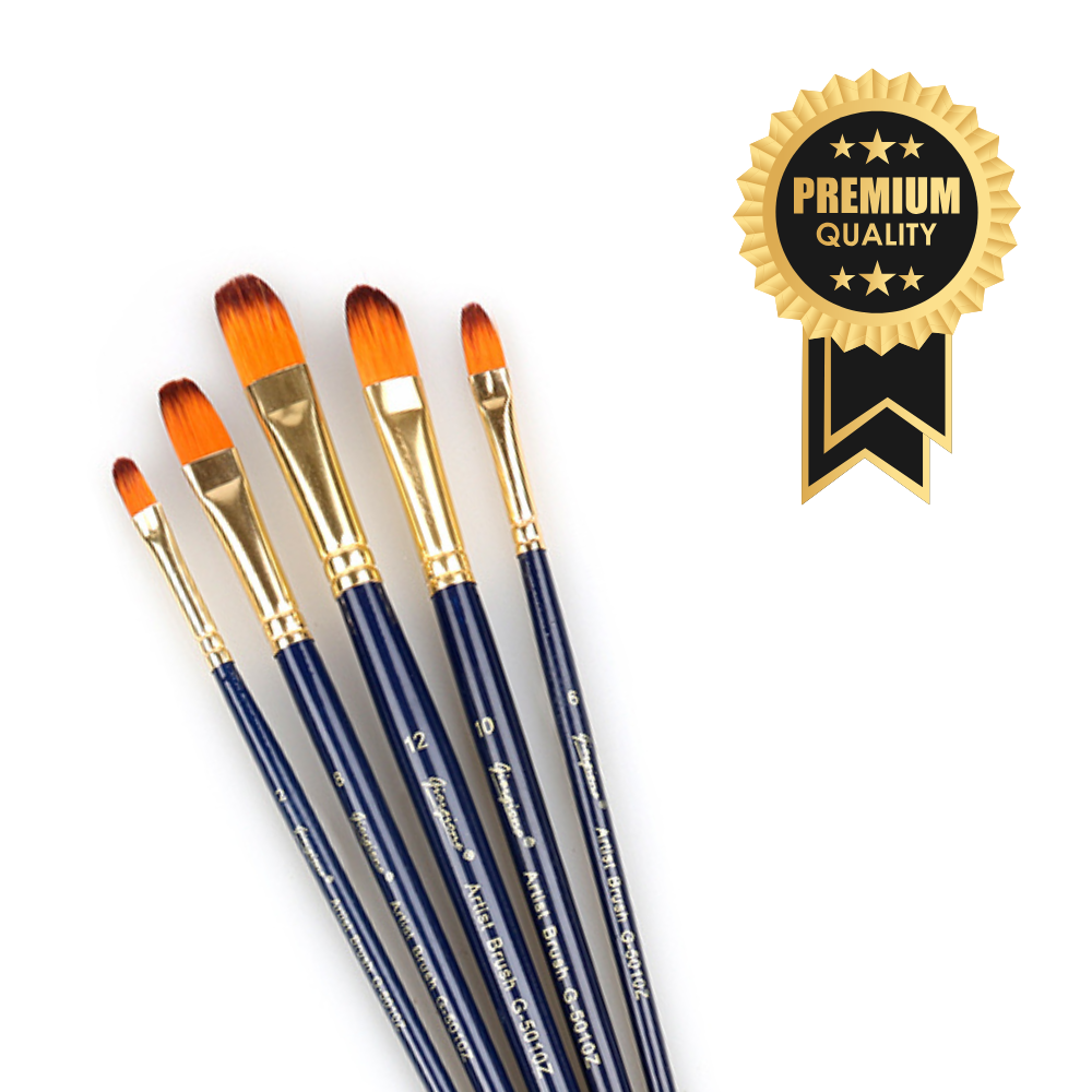 Giorgione Professional Grade Filbert brushes set of 6