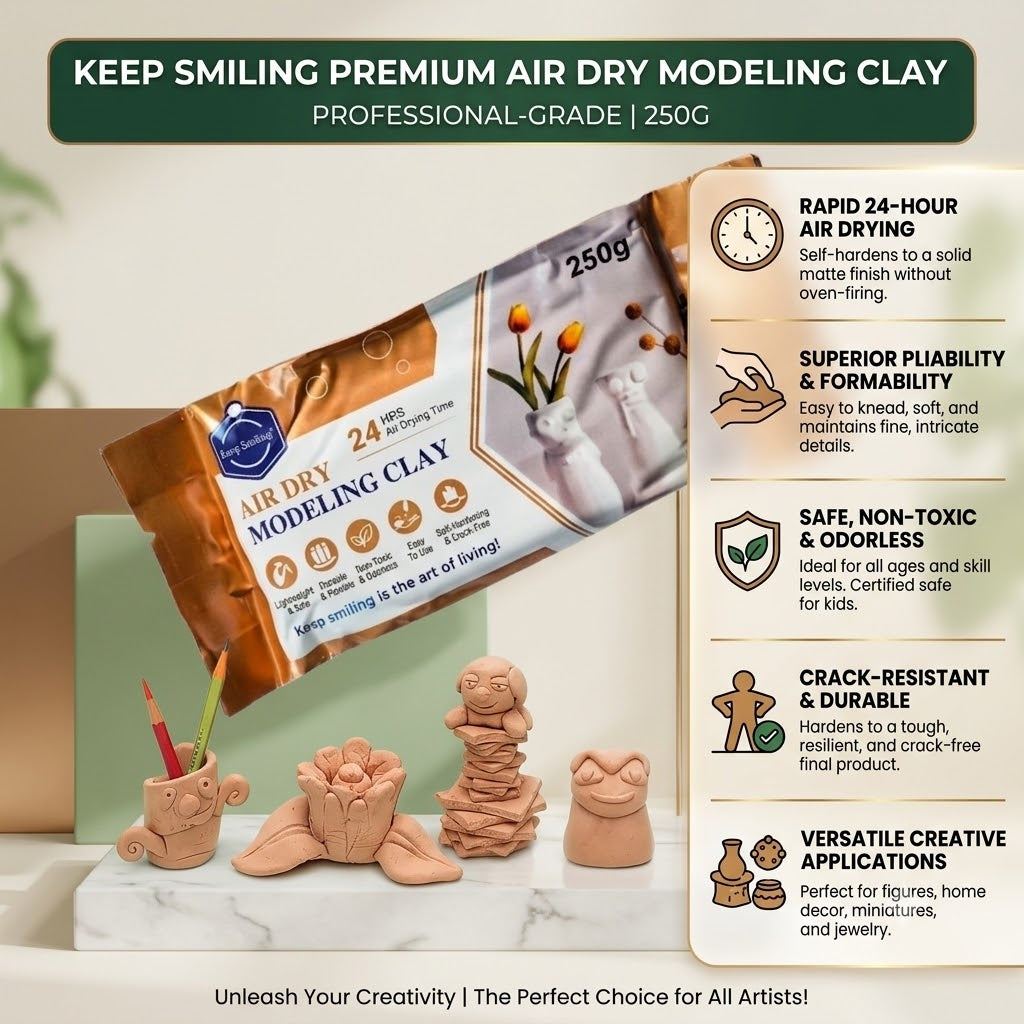 Keep smiling Air Modeling Clay - 250g