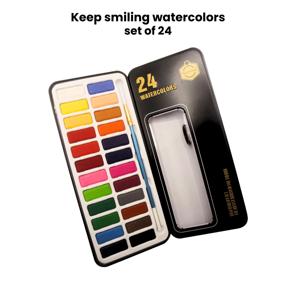 Keep smiling Watercolor set of 24 - Elite Edition