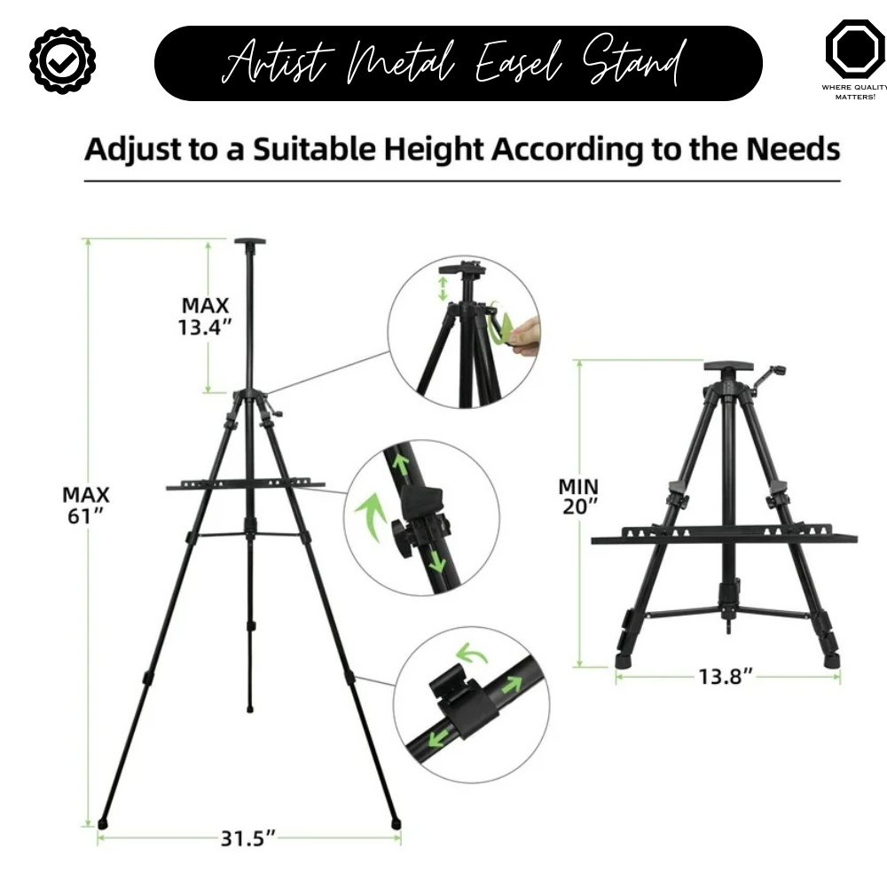 Adjustable Easel Stand For Artist - Limited Edition