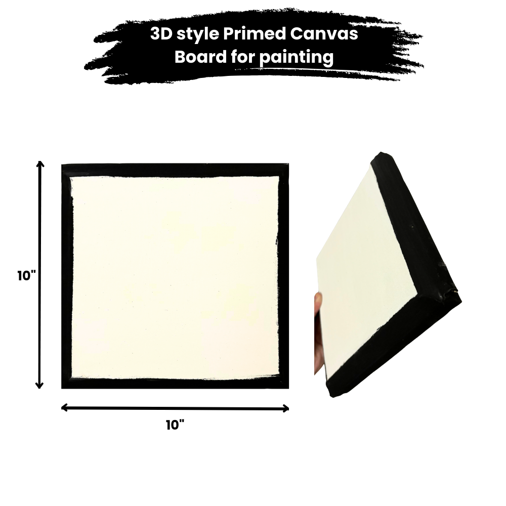 3D Style Primed Canvas for painting - LImited Edition