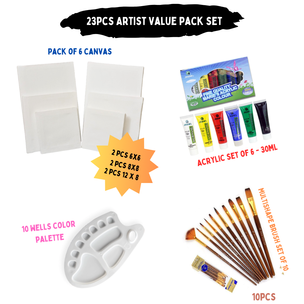 23 Pcs/Set Value Pack For Artist - Special Edtion