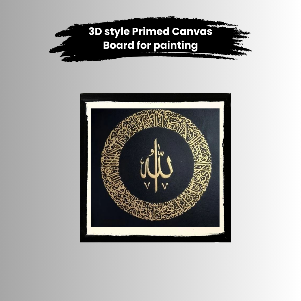 3D Style Primed Canvas for painting - LImited Edition