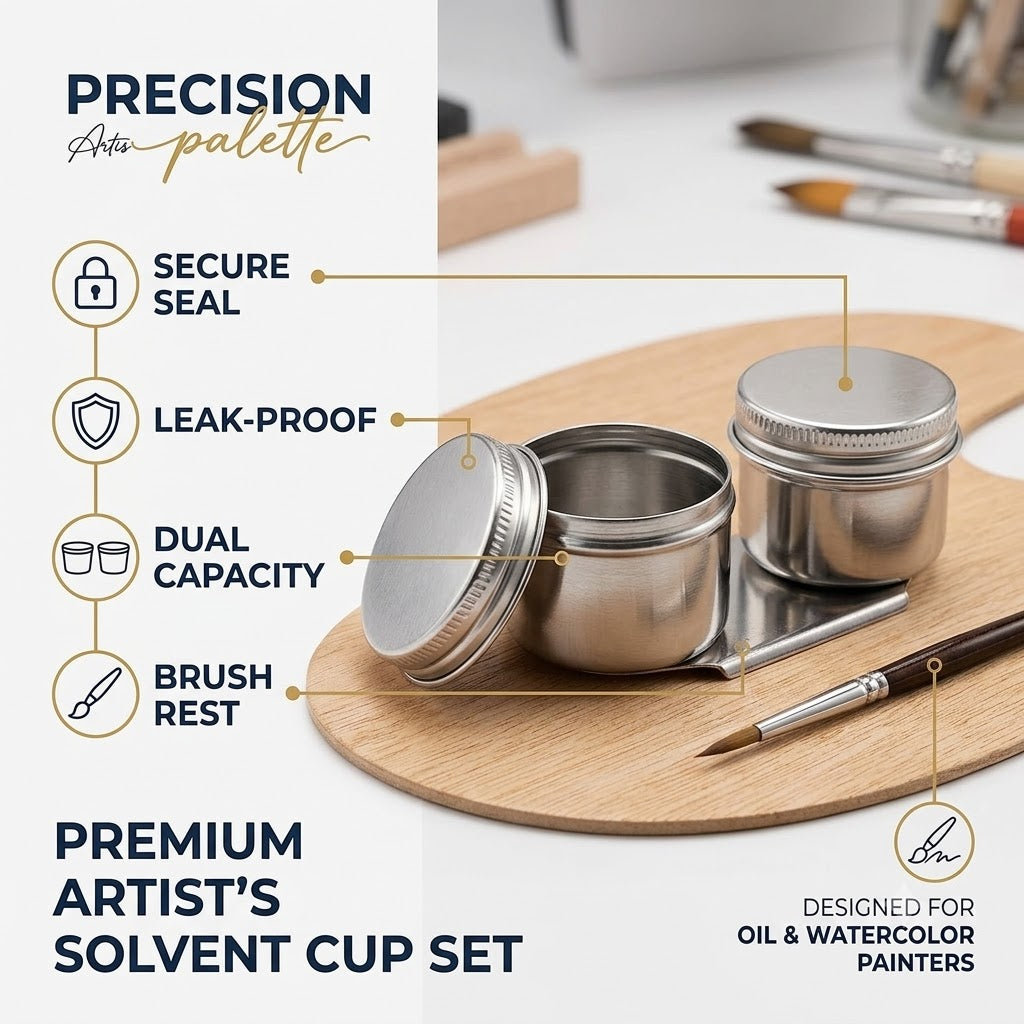 Stainless Steel Twin Paint dipper