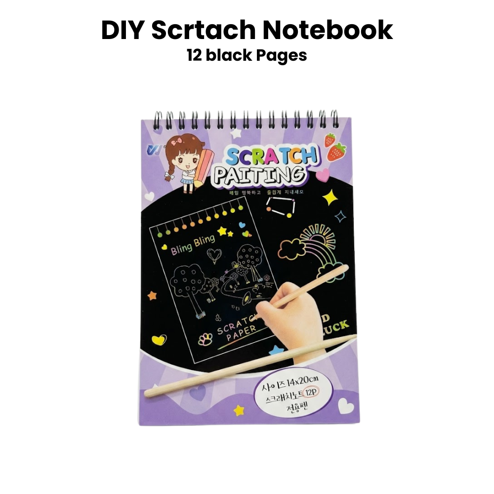 DIY Fun Creative Scratch Book for kids - Limited Edition