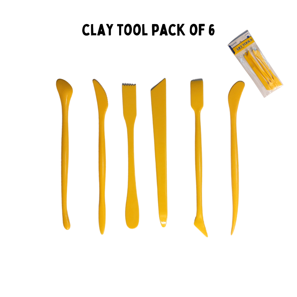 Clay tools set of 6