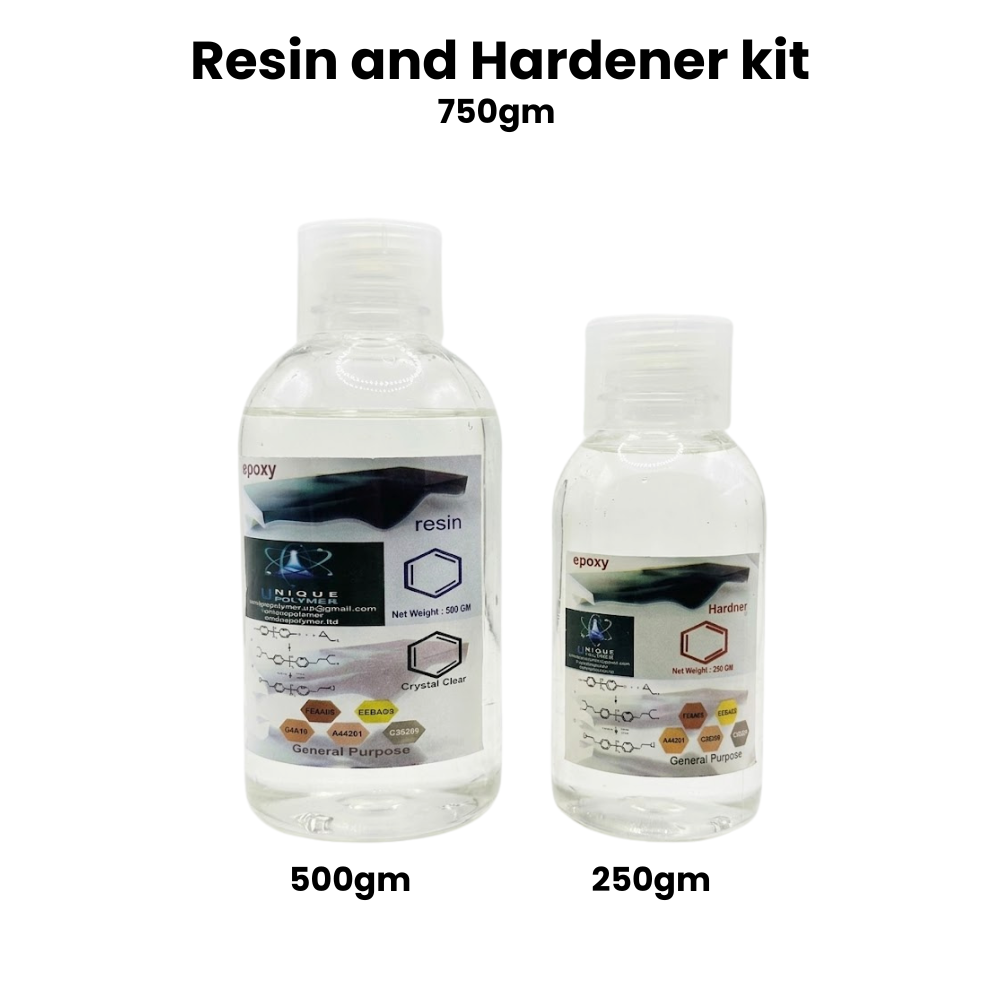 Polymer Resin and Hardener Kit 750g 2:1 - Professional Edition