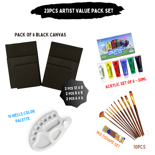 23 Pcs/Set Value Pack For Artist - Premium Edition