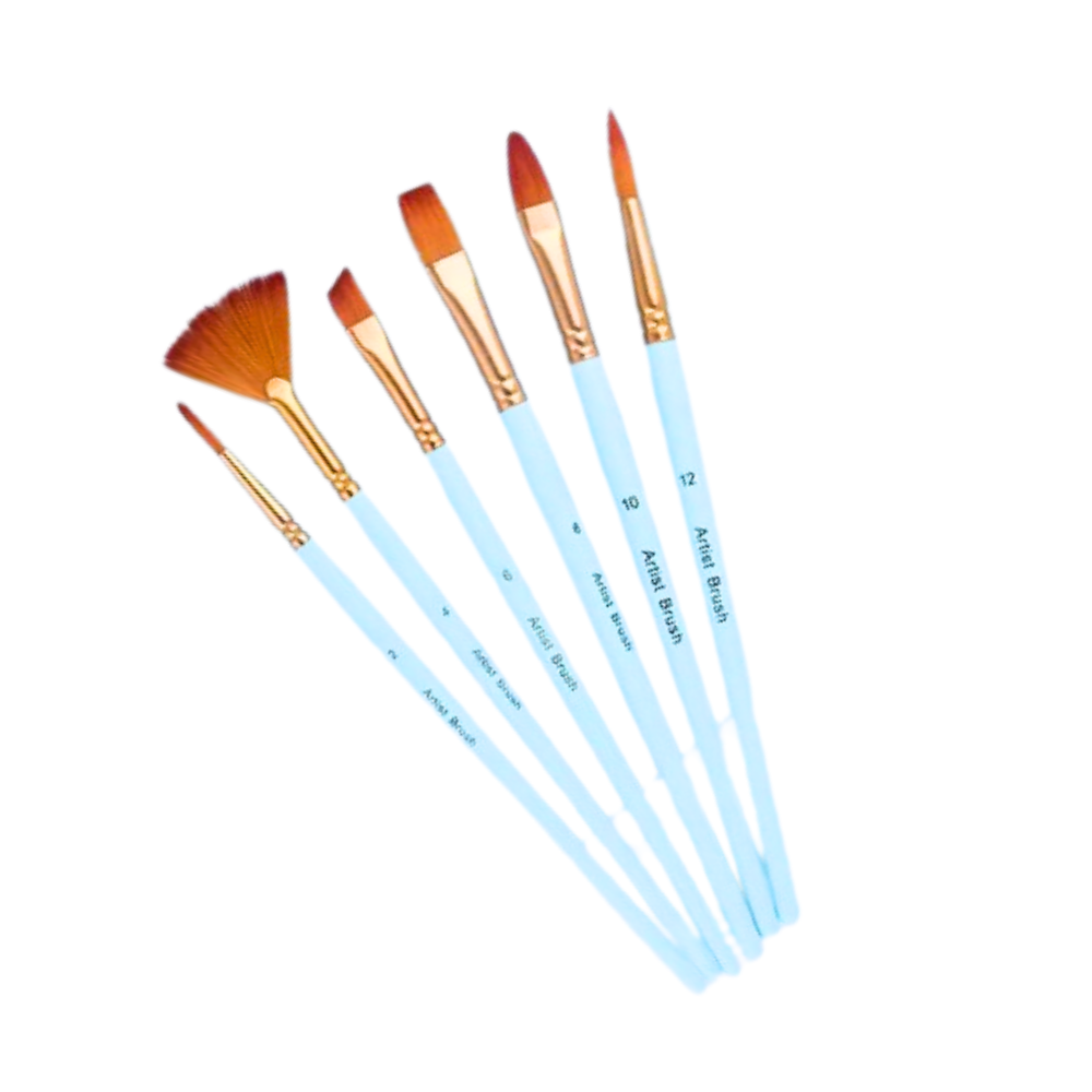 Xinbowen Multishape brush set of 6