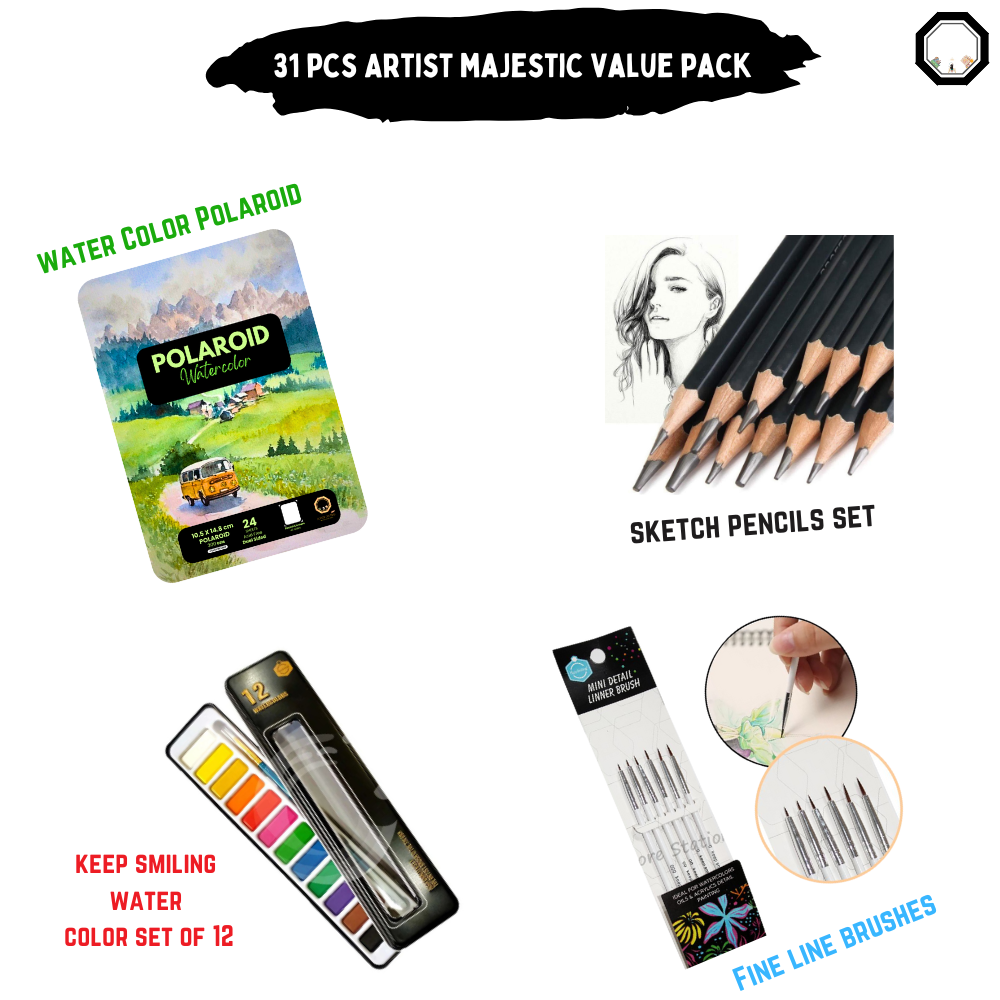 31 Pcs Artist majestic Value pack - Exclusive Edition