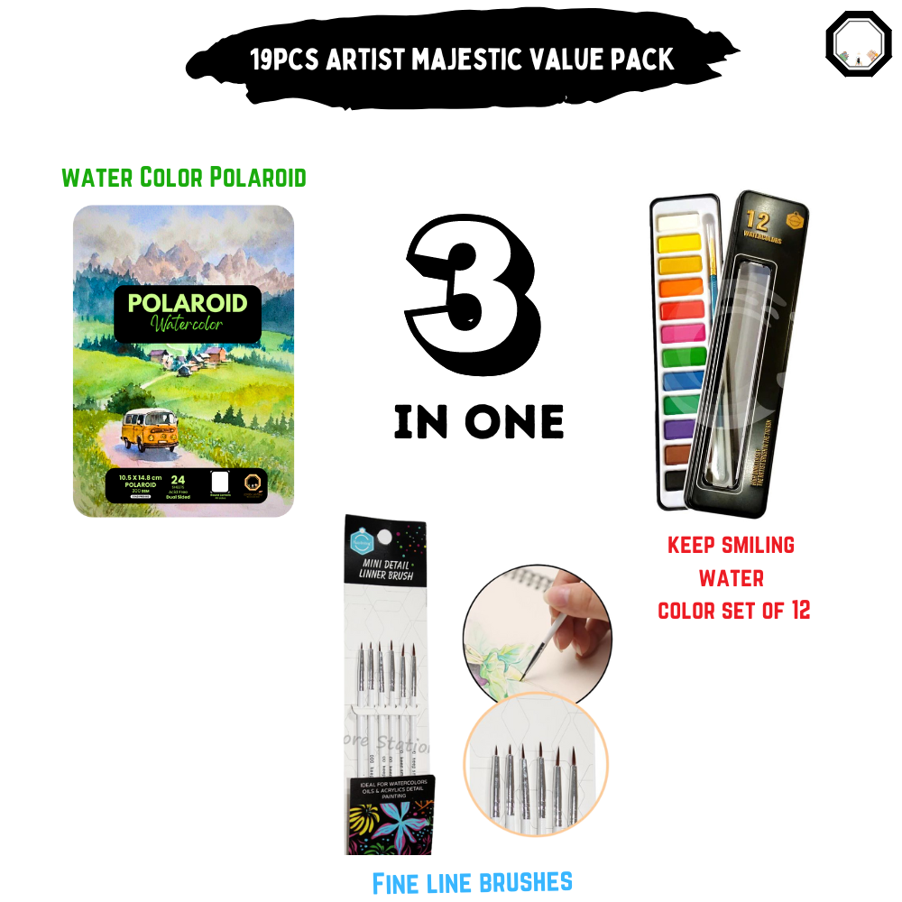 19 Pcs Artist majestic Value pack - Fine Edition