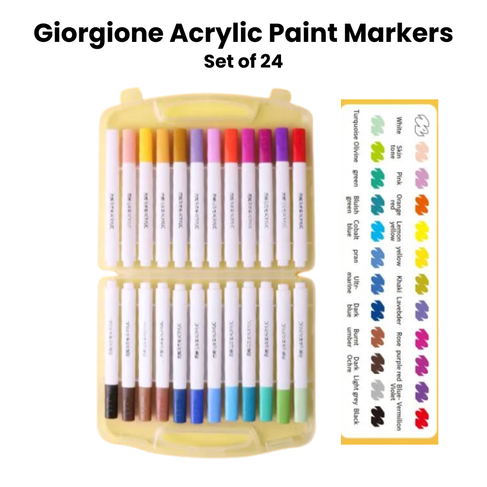 Acrylic Paint Markers Set of 24 - high Quality