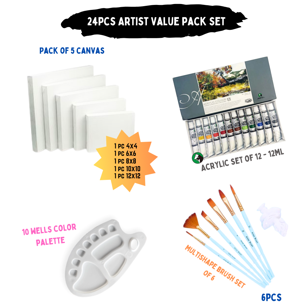 24 Pcs/Set Value Pack For Artist - Top Seller Maries Edition