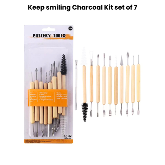 Keep smiling Pottery tools set of 11 - limited edition