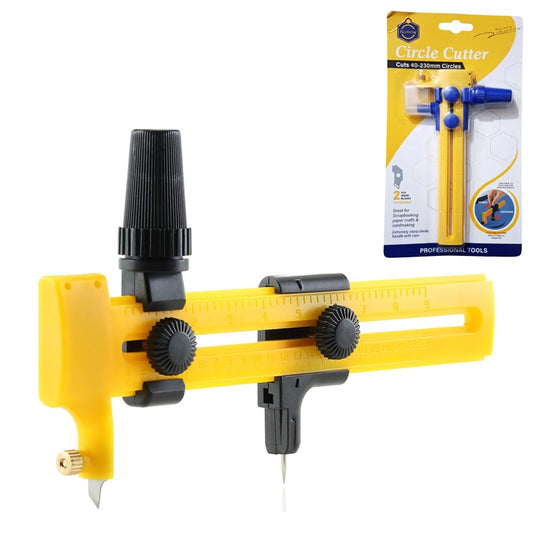 Keep Smiling Compass Circle Cutter – Adjustable 40-230mm Precision Cutting Tool
