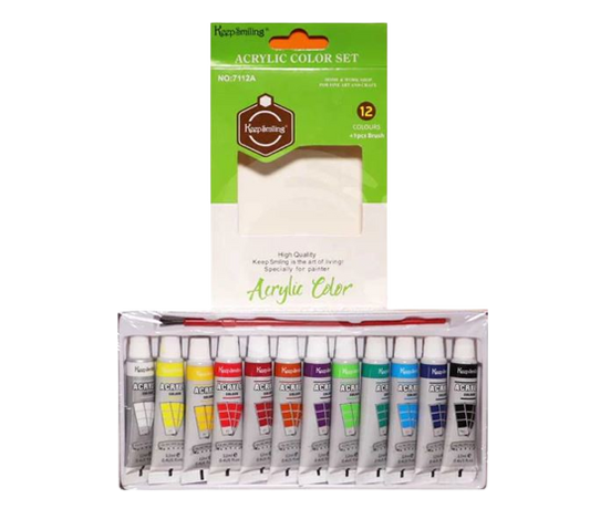 Keep smiling Acrylic color set of 12
