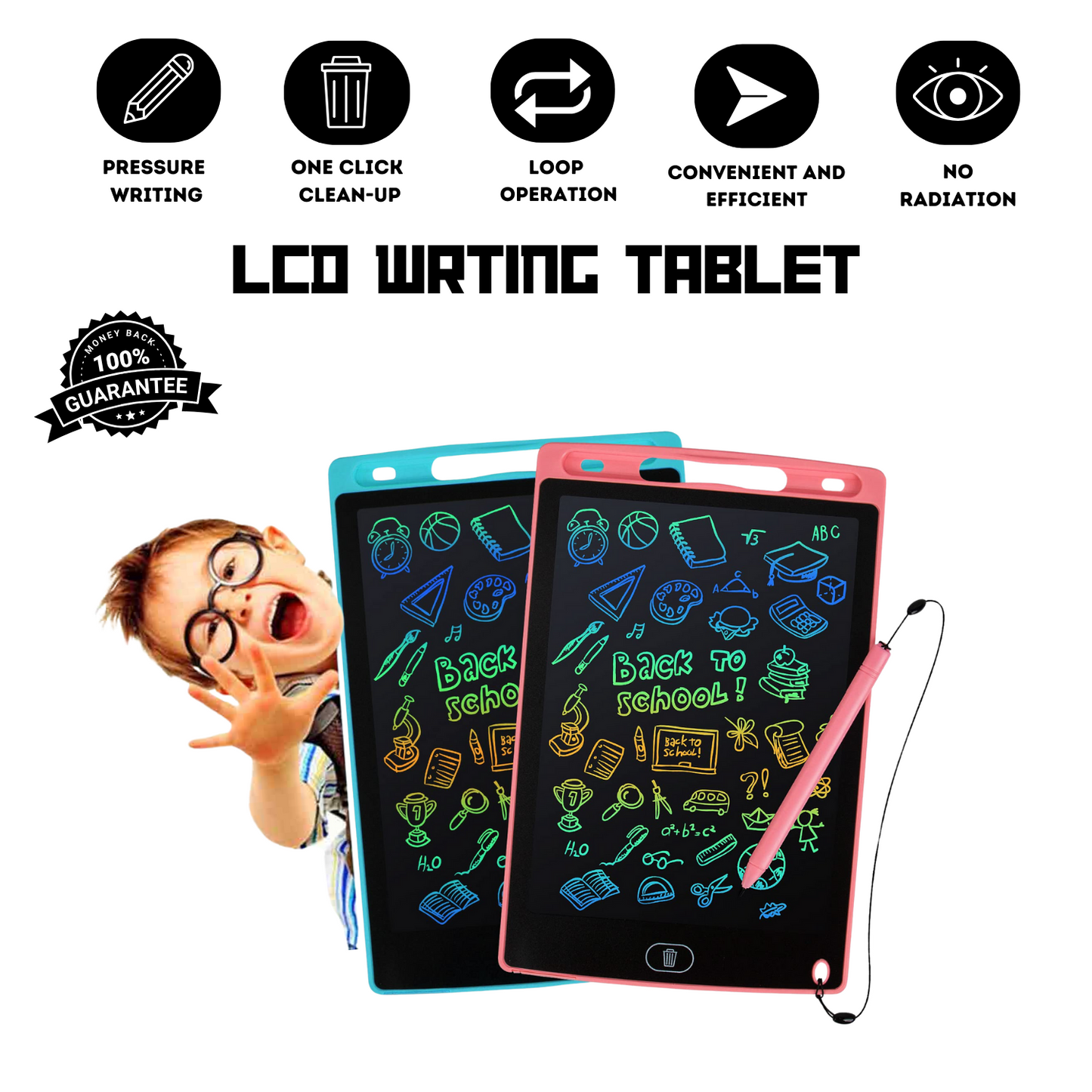 LCD Writing and Drawing Tablet all sizes - 100% premium quality