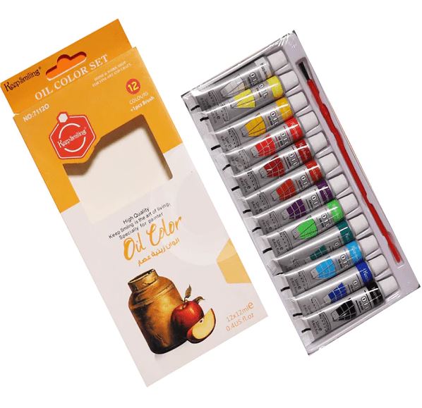 Keep smiling Oil color set of 12 - 12ml each